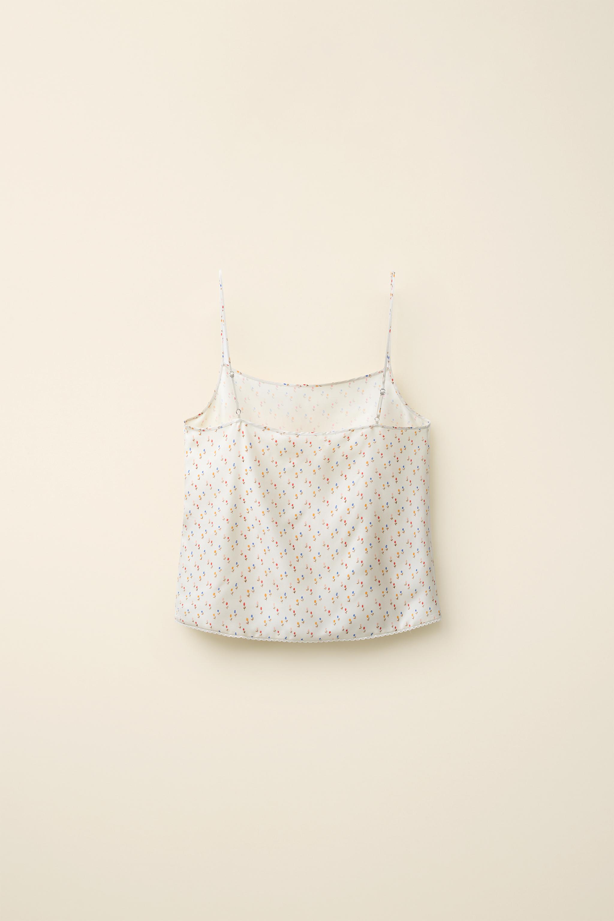 100% SILK TOP CREATED BY CARAMEL LONDON X ZARA